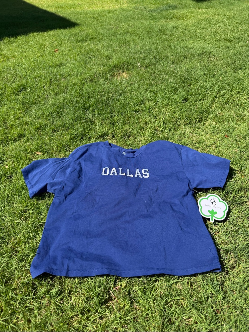 Blue Dallas Short Sleeve Crewneck Tee